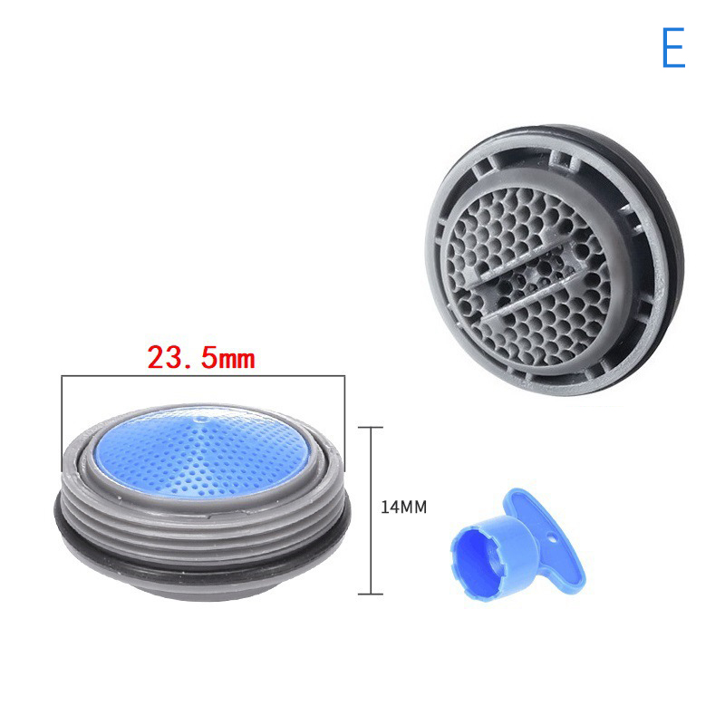 Badrumskran strålsamlare invändig gänga krantillbehör reservdelar filter köksmunstycke filter: Lila