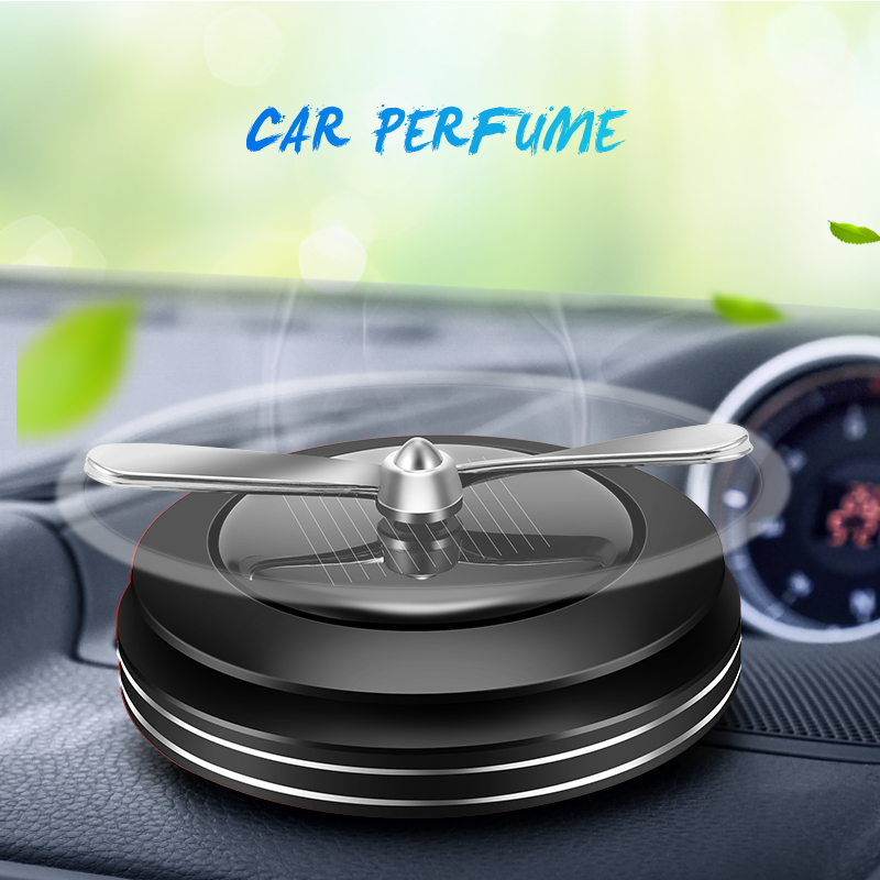Auto luchtverfrisser Aromatherapie Solar roterende luxe Parfum Voertuig diffuser voor de thuis elektrische aroma Auto accessoires