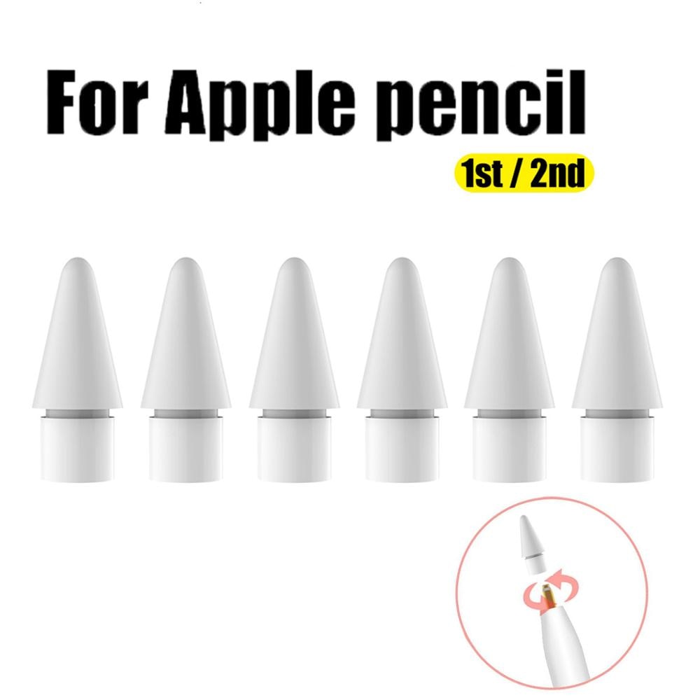 1-8 peças de reposição ponta de substituição de nib compatível para apple pencil 1st geração alta caneta stylus spare nib para i lápis 1 2