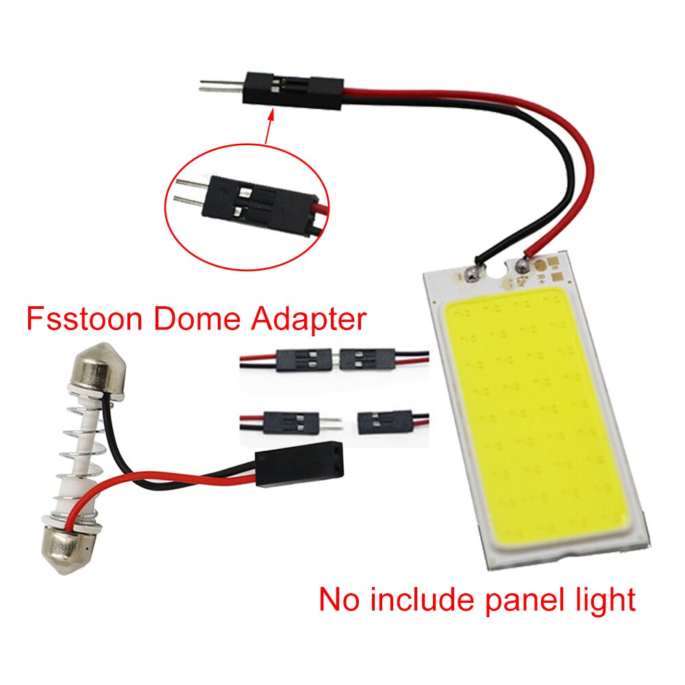 YSY-conector de festón de cable para todas las luces de coche, Conector de luz Led, Panel de luz domo, arnés de enchufes, adaptador de Pin, T10 Ba9s T4w, 10 Uds.