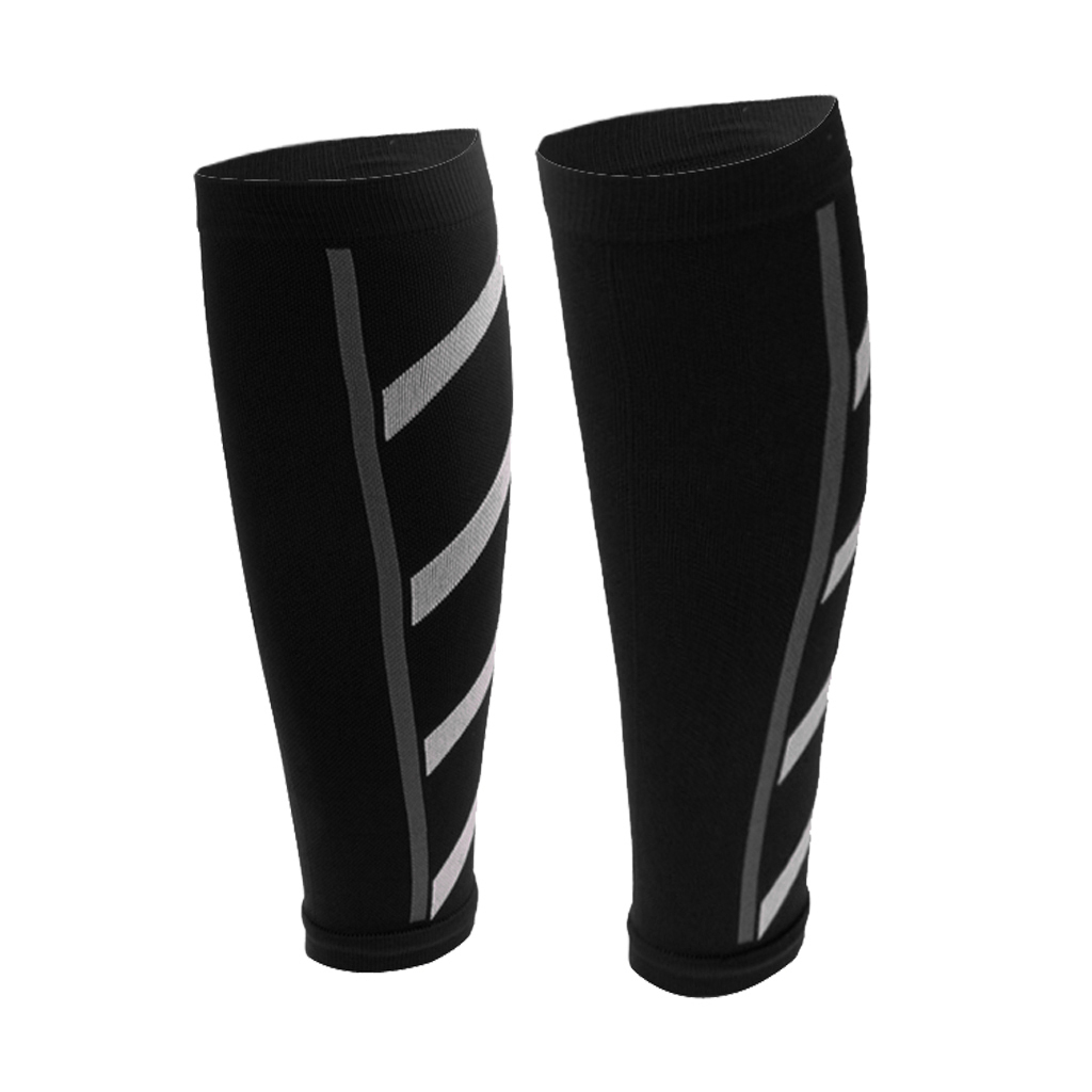 2 Pairs Unisex Running Compressie Kalf Mouwen Shin Spalken Been Sokken