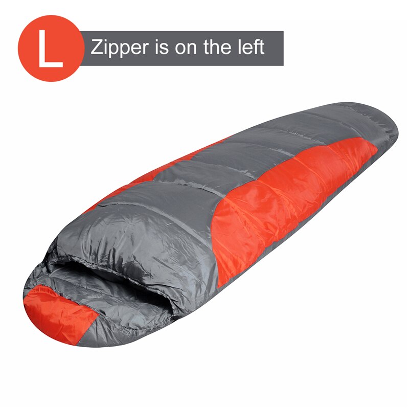 Vandtæt hængekøje sovepose udendørs camping rejse splejset enkelt person vinter varm kuvert sovepose med opbevaringspose: 3