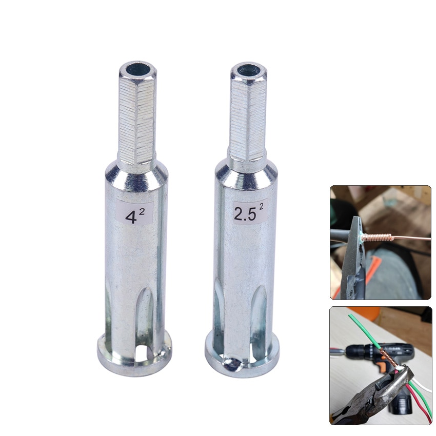 Electrical Twist Wire Tool 2-5 Hole Electrician Universal Automatic Twisting Wire Stripping Doubling Machine Connector Tools