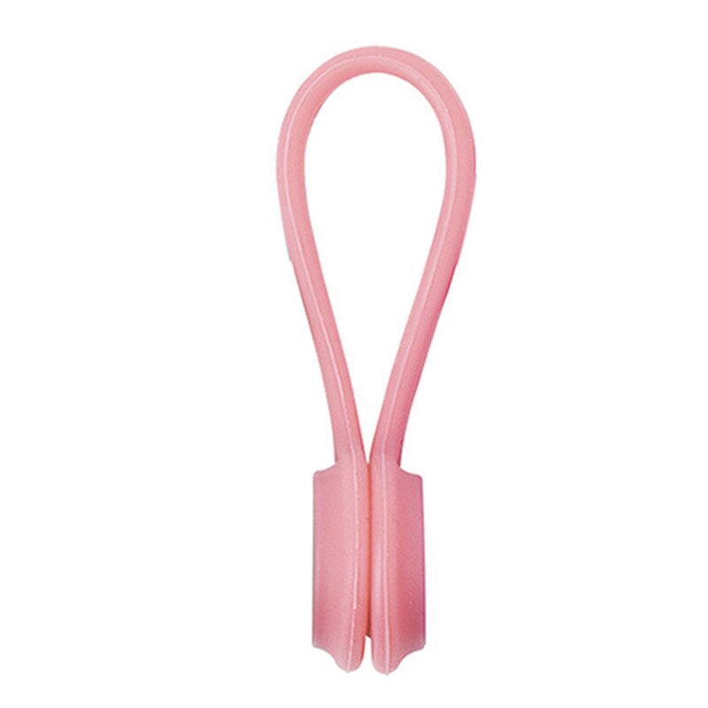 3Pcs Cute Magnet Headphone Clip Kawaii Wire Data Cable Protector Holder Winder Organizer Office Desk Korean Accessory Kit Set: G-3pcs pink
