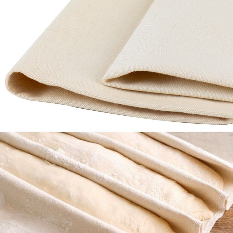 Linge fermenté tissu pâte casseroles prouvant pain Baguette lin tissu tapis de cuisson cuisson pâtisserie outils de cuisine
