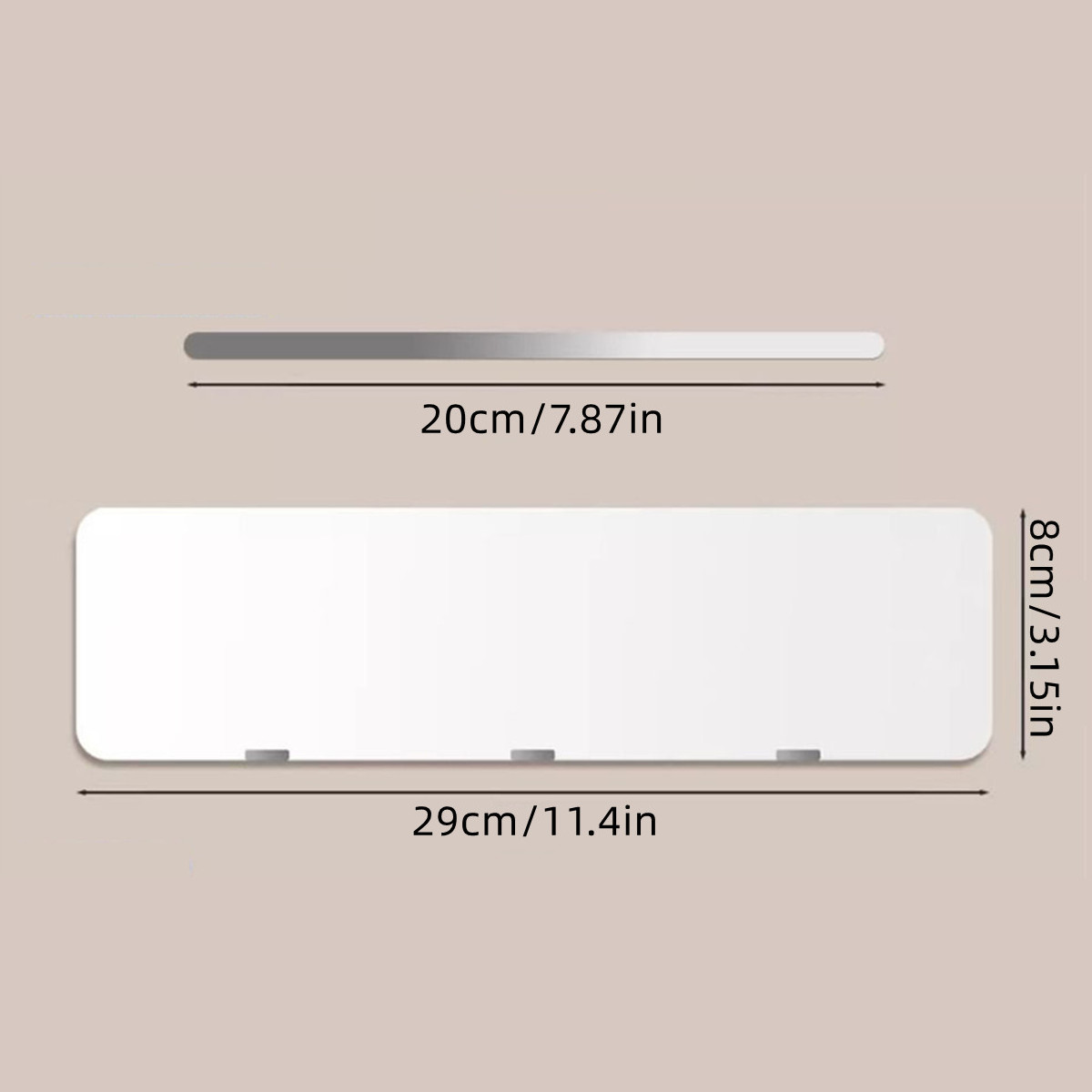 1 Magnetic Computer Screen Message Board, Erasable Desktop Office Monitor Side Whiteboard Memo Note Board, Refrigerator Cabinet Storage Rack Note Board: Default Title