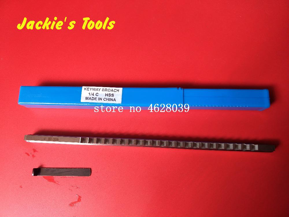 Broche de coupe de clé de Type poussoir 1/4 C, taille de pouce, HSS, Machine-outil CNC de supérieure