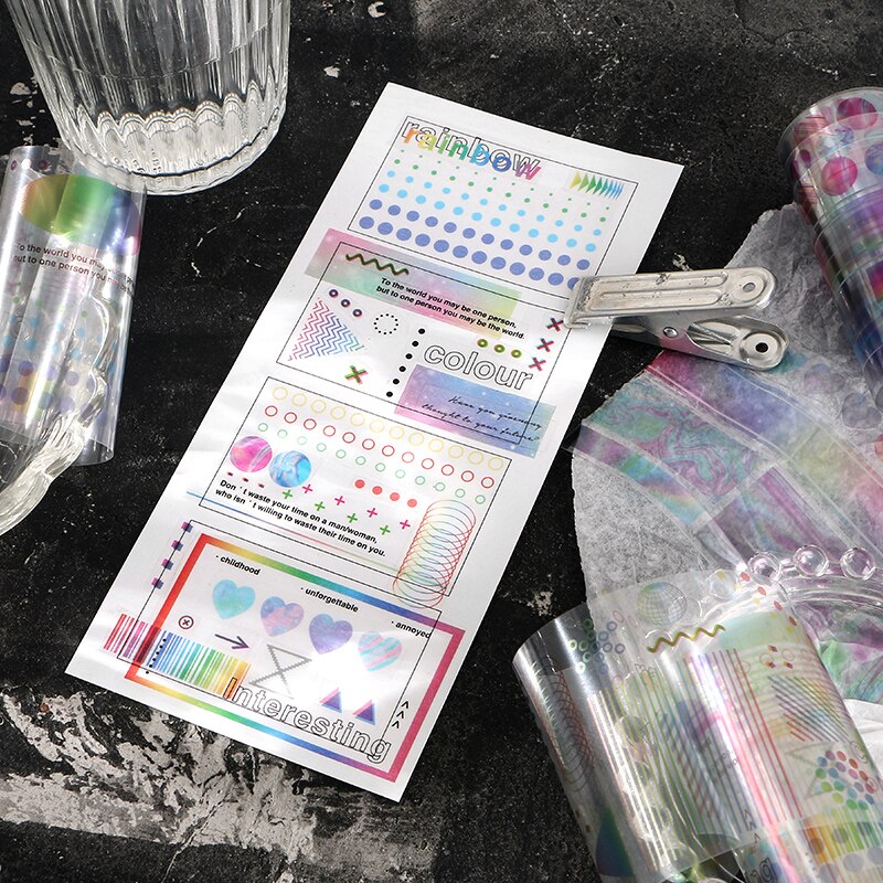 8Packs/Lot Inspiratie Van Dingen Serie Decoratieve Pet En Washi Tape