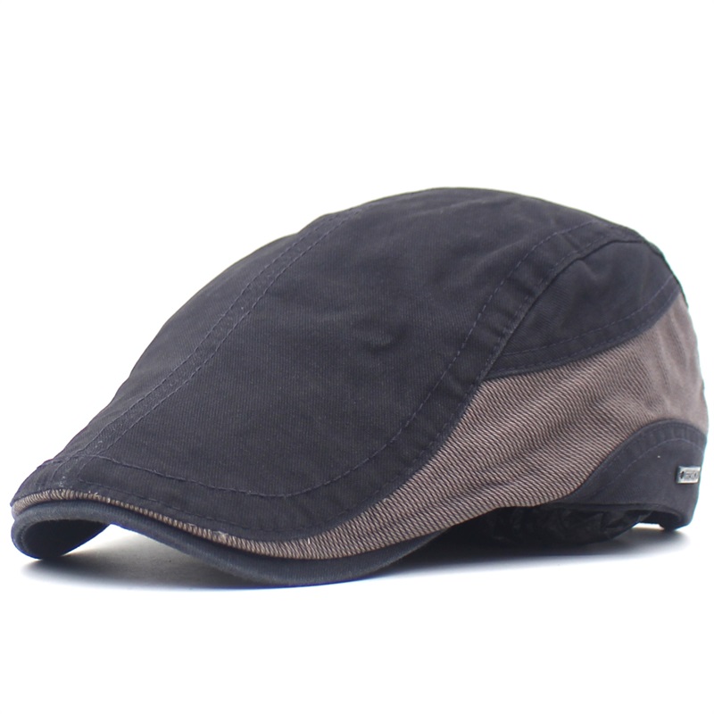 Ditpossible, novedad de , casquete de verano para hombres, gorros de algodón, sombrero informal, boinas, gorras planas, boina: grey