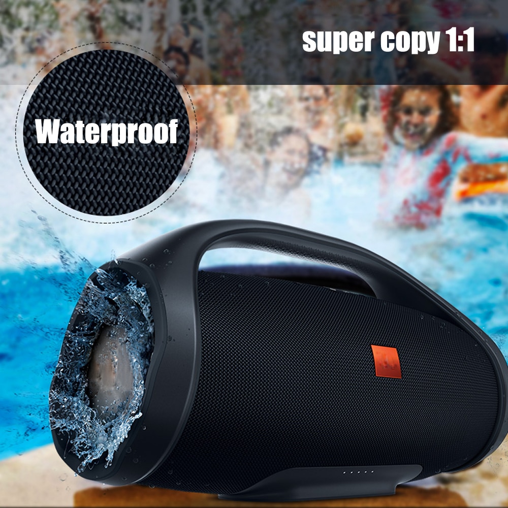 Kannettava langaton kaiutin ulkokäyttöön hifi basso äänilaatikko bluetooth kaiuttimet stereo subwoofer fm radiolla tf  mp3