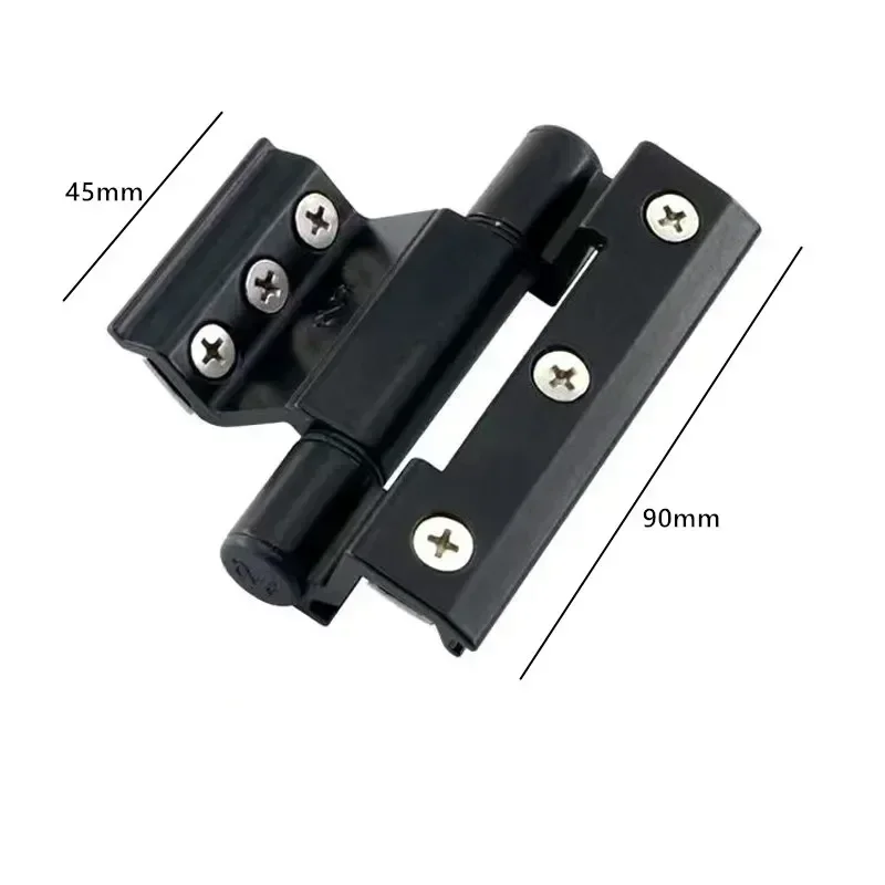 1 high insulated broken bridge folding hinge aluminum alloy door and window hinge furniture hardware accessory: Bronze