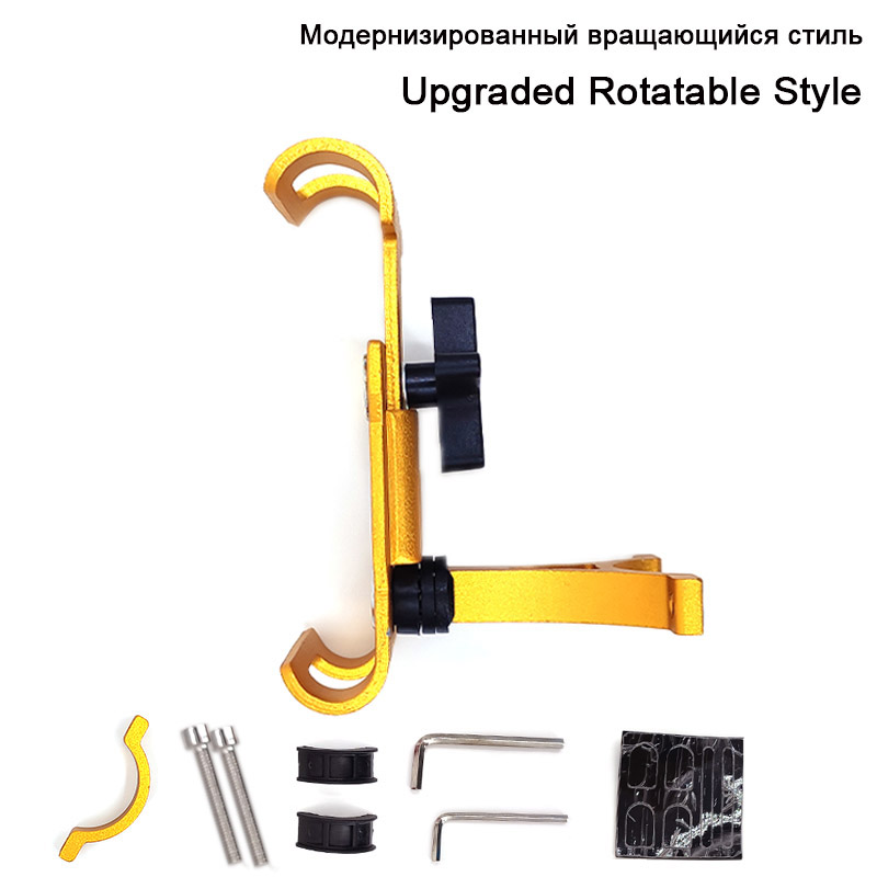 Soporte de Metal para teléfono de bicicleta, soporte antideslizante de aleación de aluminio, Clip GPS Universal para bicicleta de montaña y Moto, soporte para teléfono móvil para teléfonos inteligentes: Zafiro