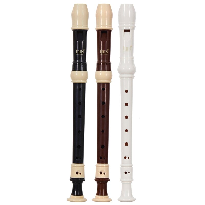 Irin Abs Recorder Soprano Clarinet Long Flute Baroque Recorder Fingering Musical Instrument Accessories Beginner