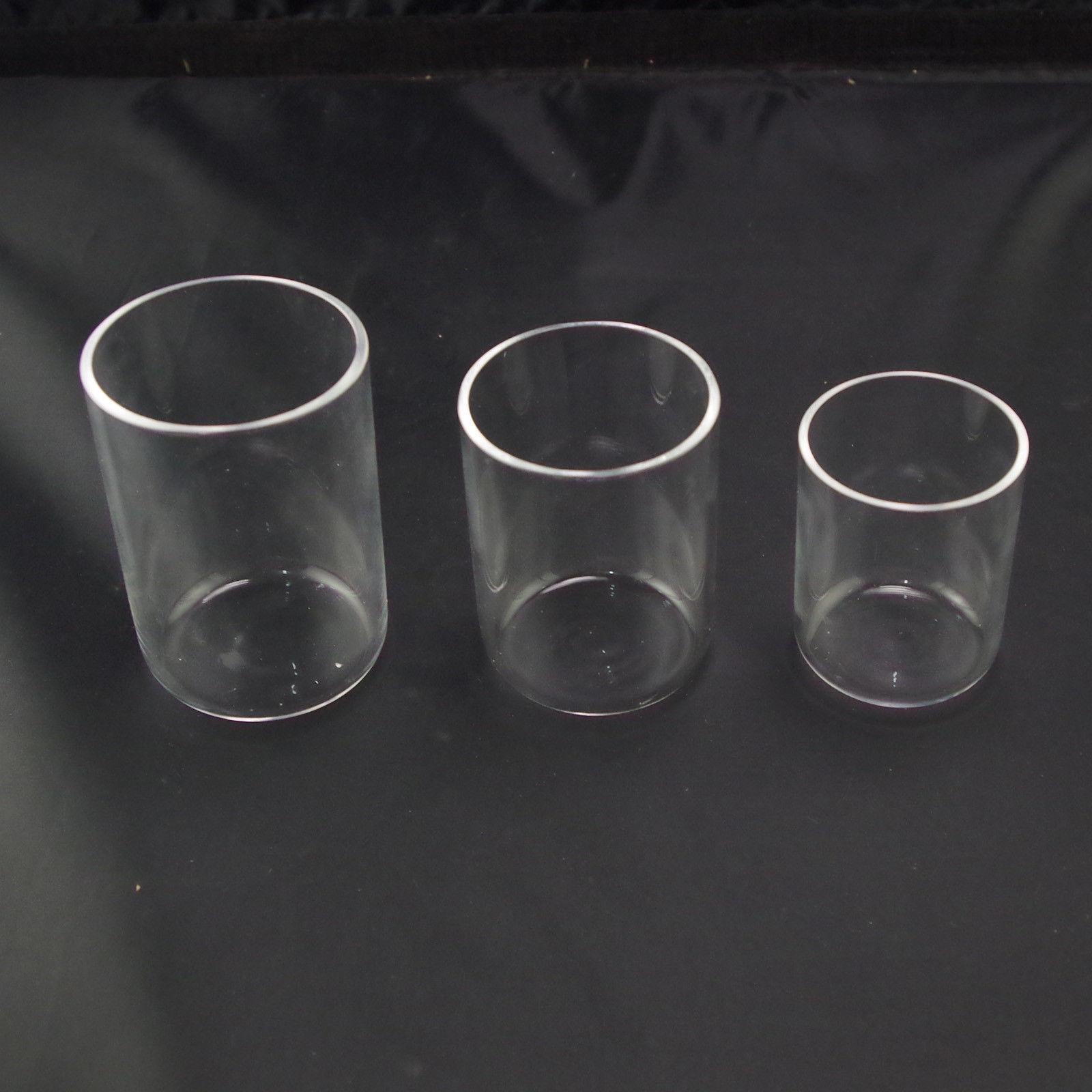 Equipo de laboratorio crisol de vidrio de cuarzo de 100ml 99.9% crisol de sílice SiO2 de 2mm de espesor