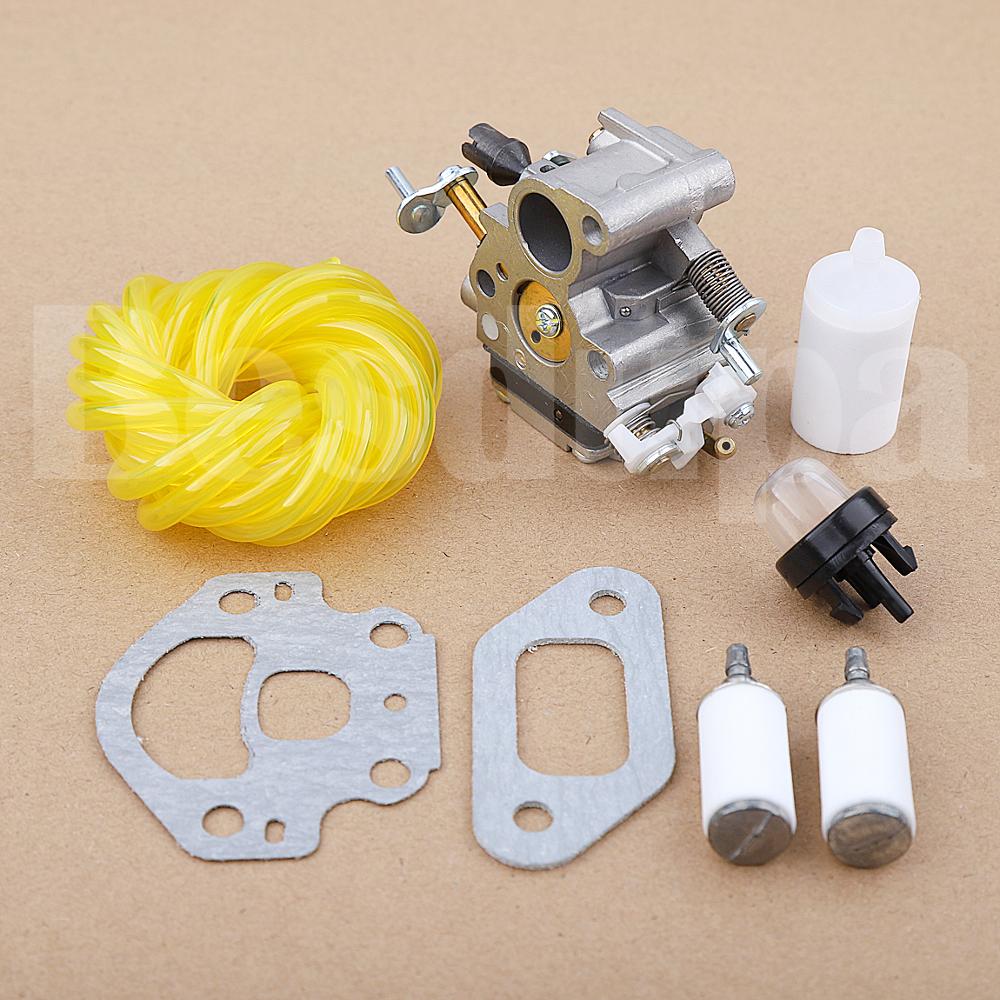 Carburatore carburatore linea carburante per Husqvarna 135 140 140E 435 440 Jonsered CS2240 S McCulloch CS410 motosega 506450501 C1T-EL41A