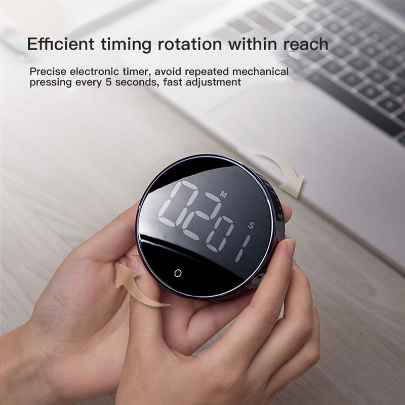 Magnetic Digital Timers Manual Countdown Kitchen Timer Countdown Alarm Clock Mechanical Cooking Timer Alarm Counter Clock
