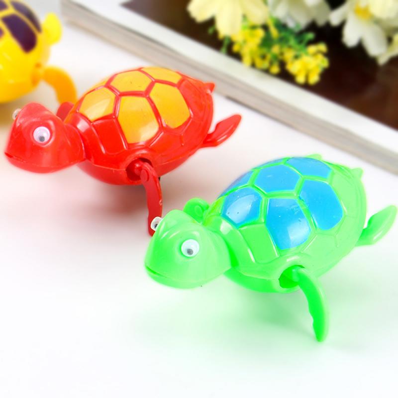 Skildpadde badelegetøj badeværelse badekar badelegetøj urværk vind up plast badebassin til baby børn unisex tilfældig farve