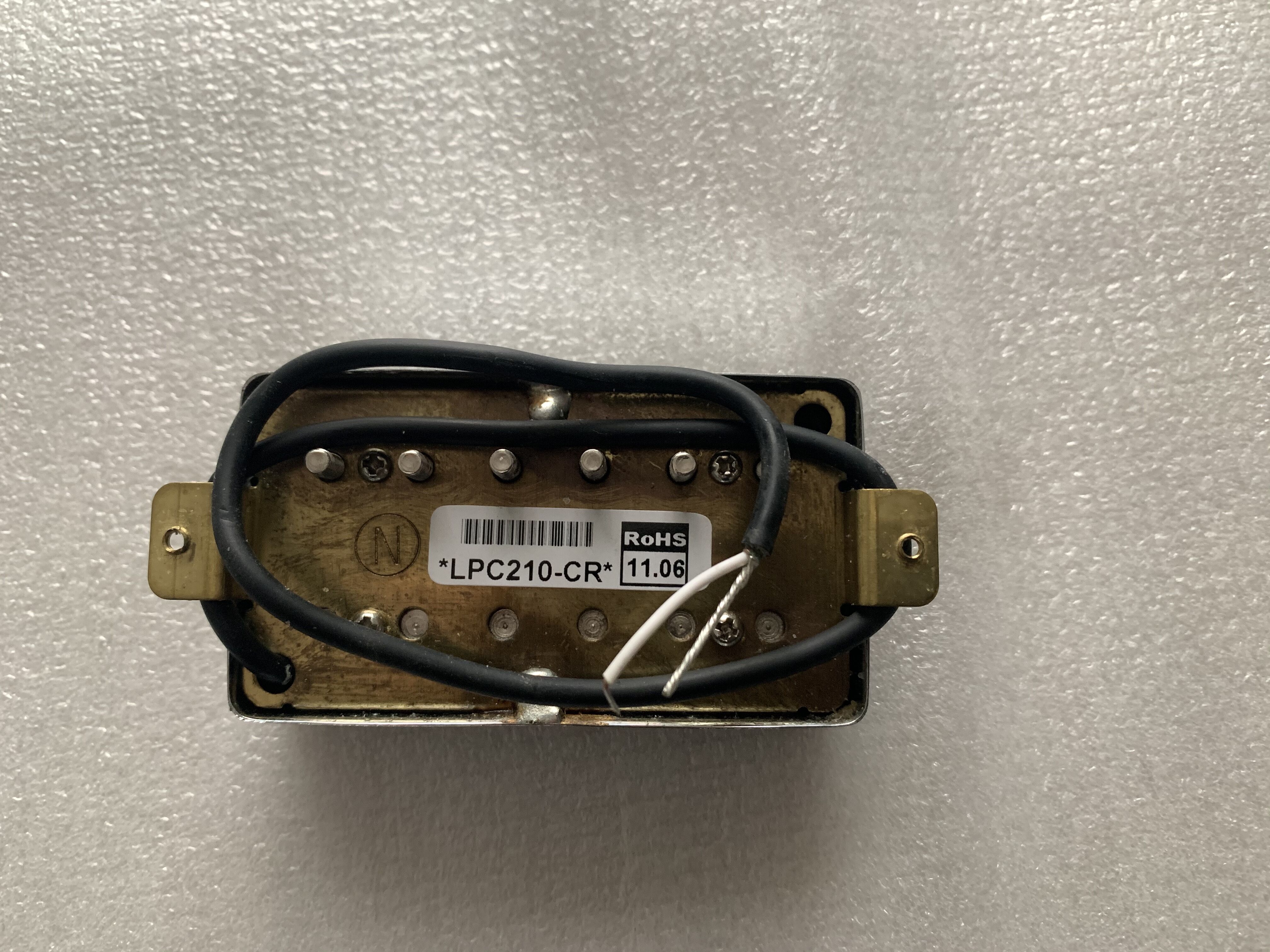 Set of Genuine Chrome Humbucker LPC210-CR N and B Pickups With Screws Made in Korea For Electric Guitars #P215