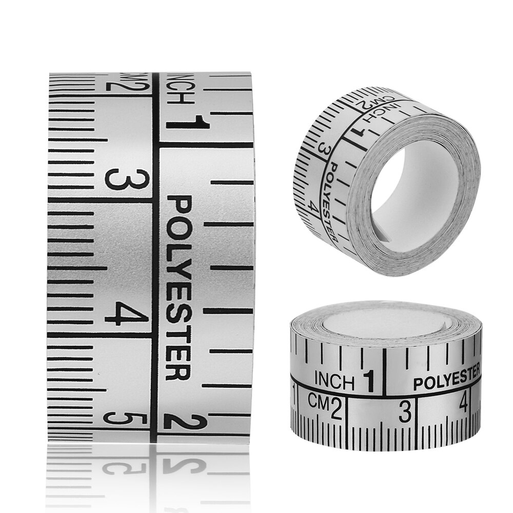 NICEYARD Measuring Ruler Sticke Metric Tape Measure PVC 150cm DIY Self Adhesive