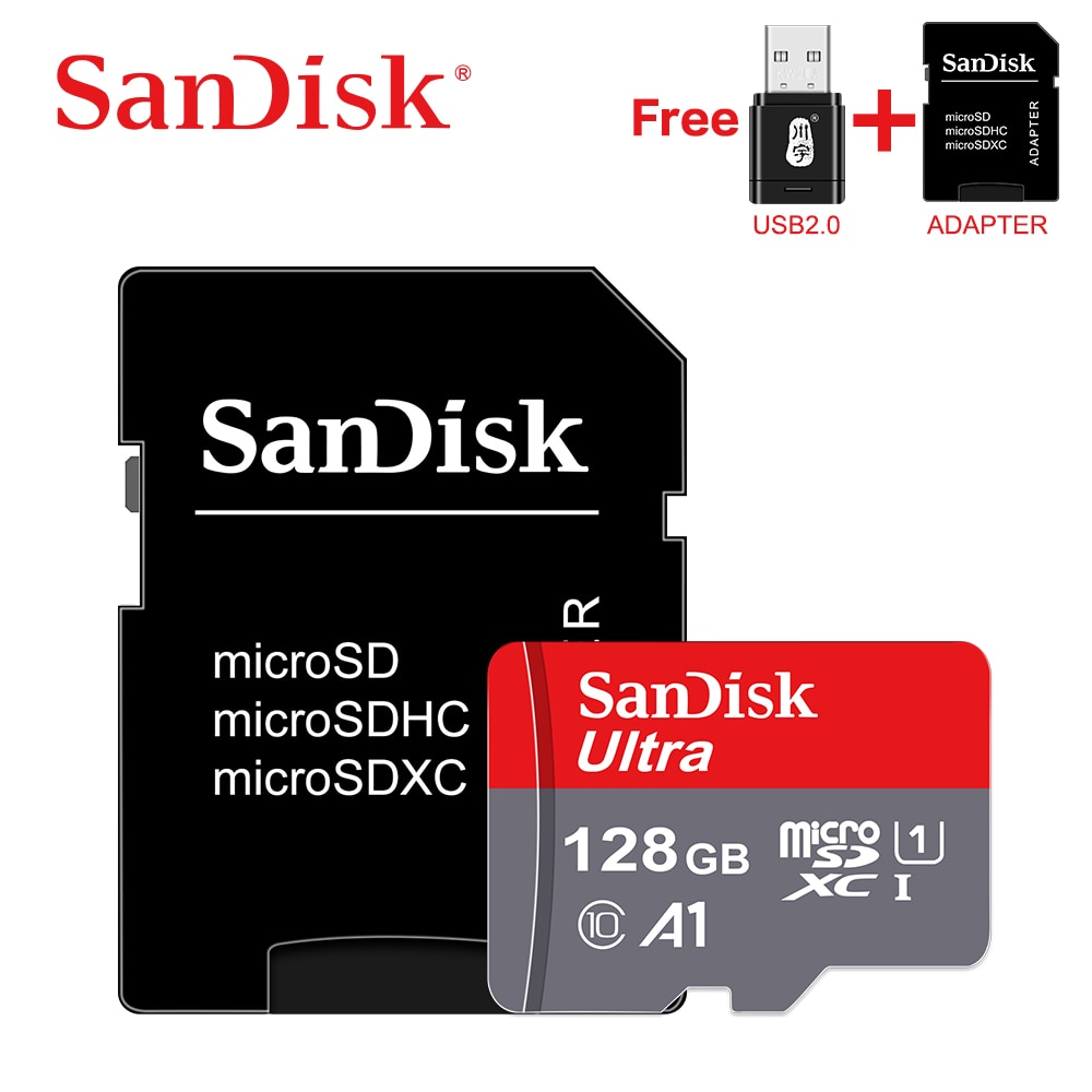 original SanDisk memory card tarjeta micro sd 16GB 32GB SDHC micro sd 64GB carte sd 128GB