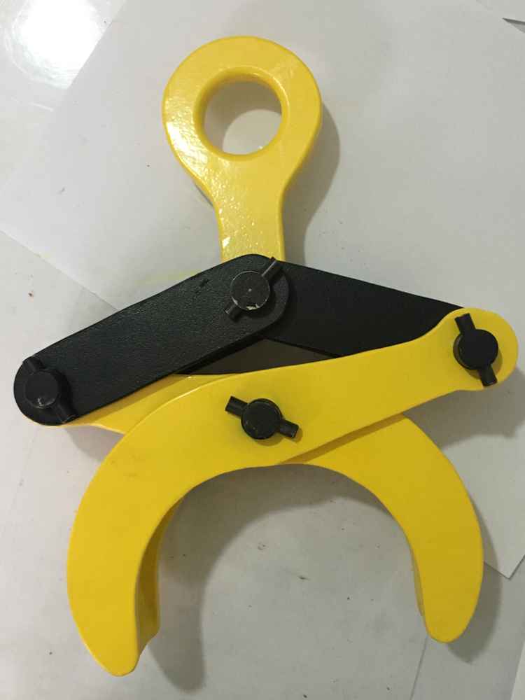 1T 80-160MM YG type round stock grab vertical lifting clamp concrete steel tube roll pipe lifter industrial grade