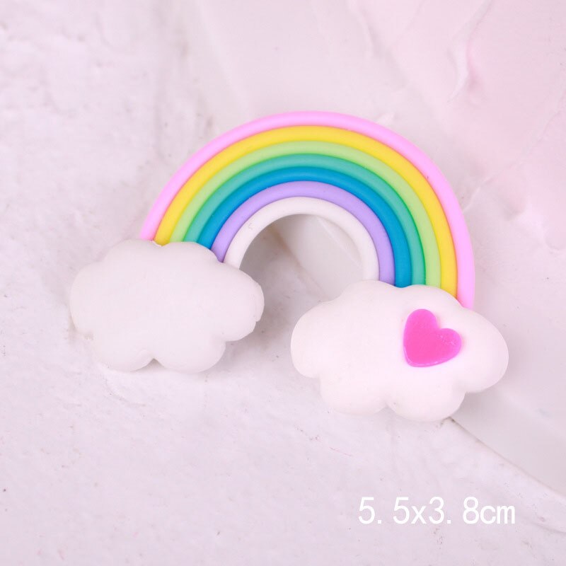 Feesttaart vlaggetjes cupcake kawaii kinderen diy decoraties ster regenboog verjaardag wolk bruiloft babyshower taarttopper: 7