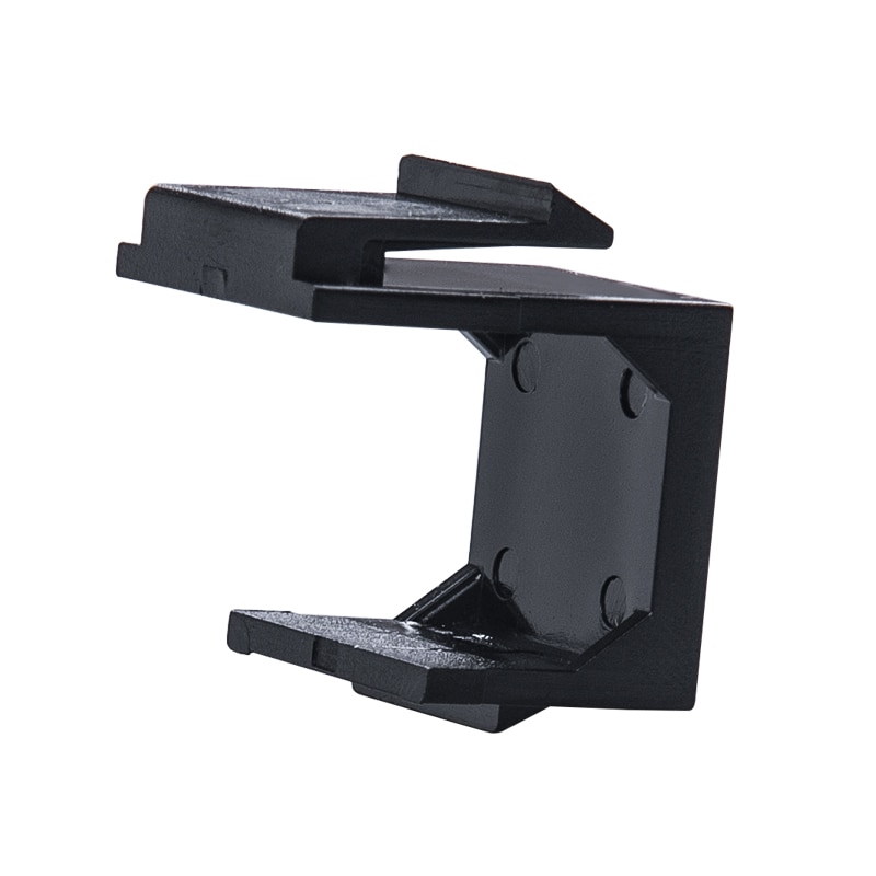 Plaque aveugle à cadre Keystone encliquetable, coupleur RJ45 et LC et SC pour panneau de brassage vierge modulaire