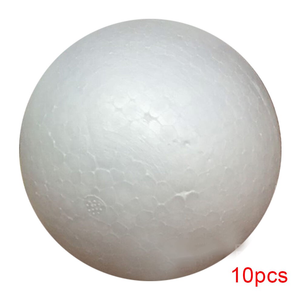 10 stk hvid udvidelig polystyrenskum bold fest bryllup dekoration modellering polystyren styropor dekoration forsyninger