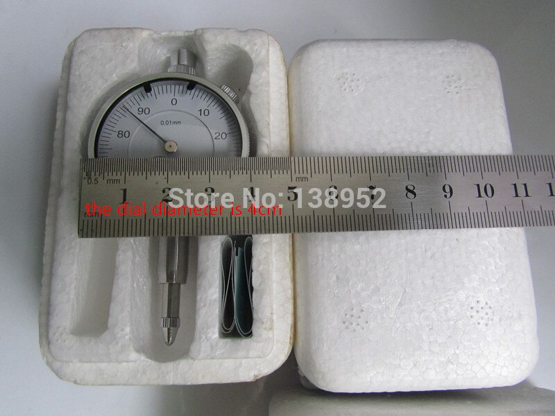 0-3mm 0.01mm small dial indicator 3mm small dial gauge dial plate diameter 40mm