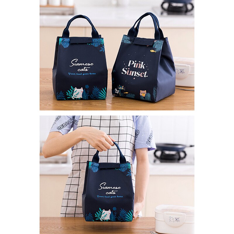 Sac à Lunch Portable en tissu Oxford, 1 pièce, frais, glacière, étanche, pratique, fourre-tout