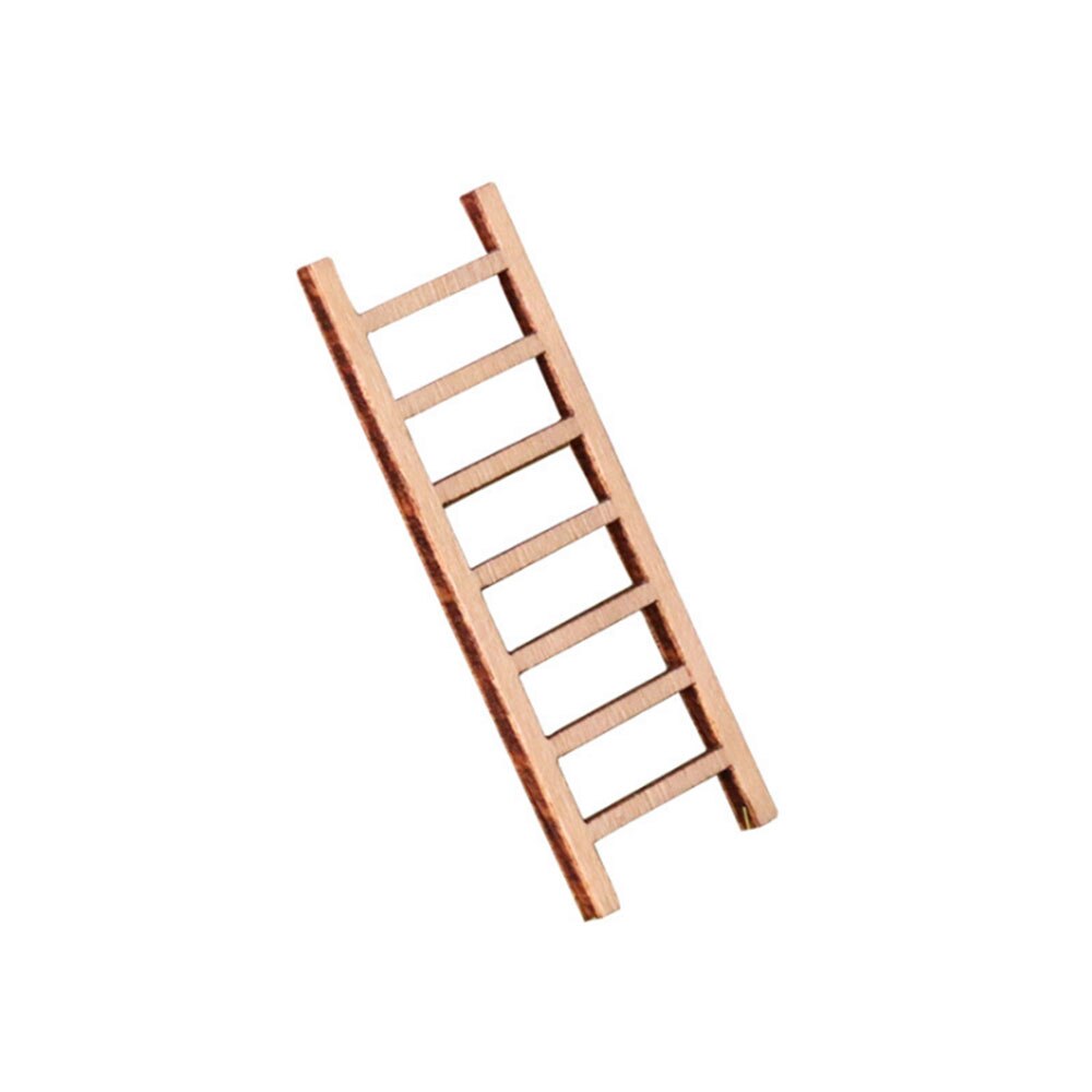 Simulatie ladder meubels houten trap gang micro landschap vetplant pot diy decoratie zand tafel landschapsmodel