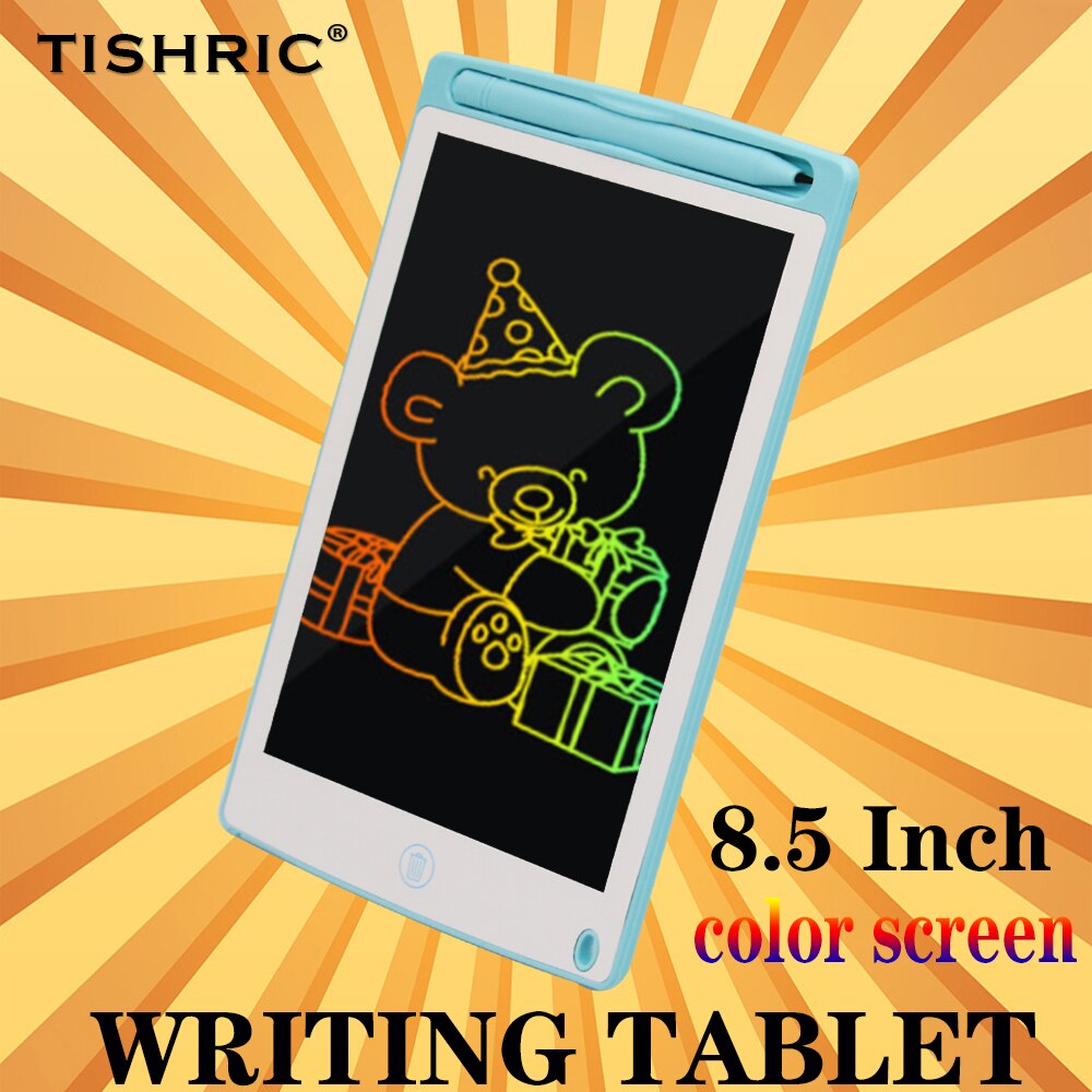 TISHRIC LCD Writing Tablet 8.5 Inch Color Screen Graphic Tablet Writing Board With Stylus Pen Digital Tablet Handwriting Pad