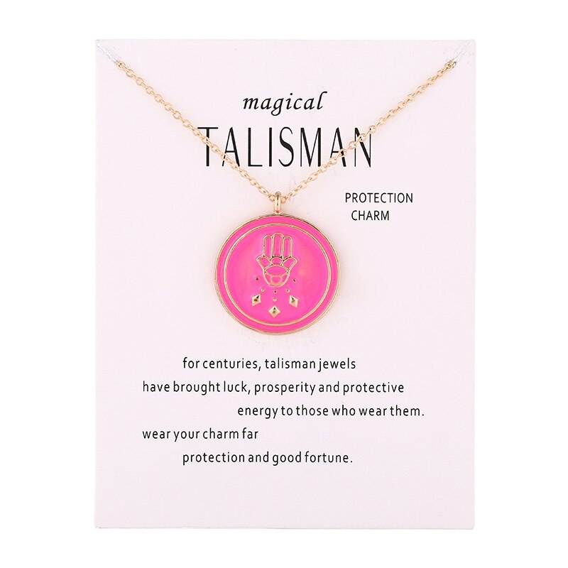 Aangekomen Magische Talisman Serie Glazuur Druppels Bergamot Boeddha Hanger Bescherming Charme Ketting Sieraden