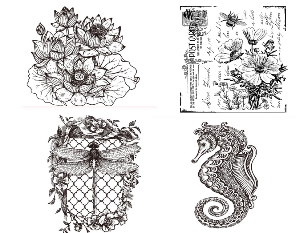 Retro Transparent Clear Silicone Stamp/Seal for DIY scrapbooking/photo album Decorative clear stamp A7140