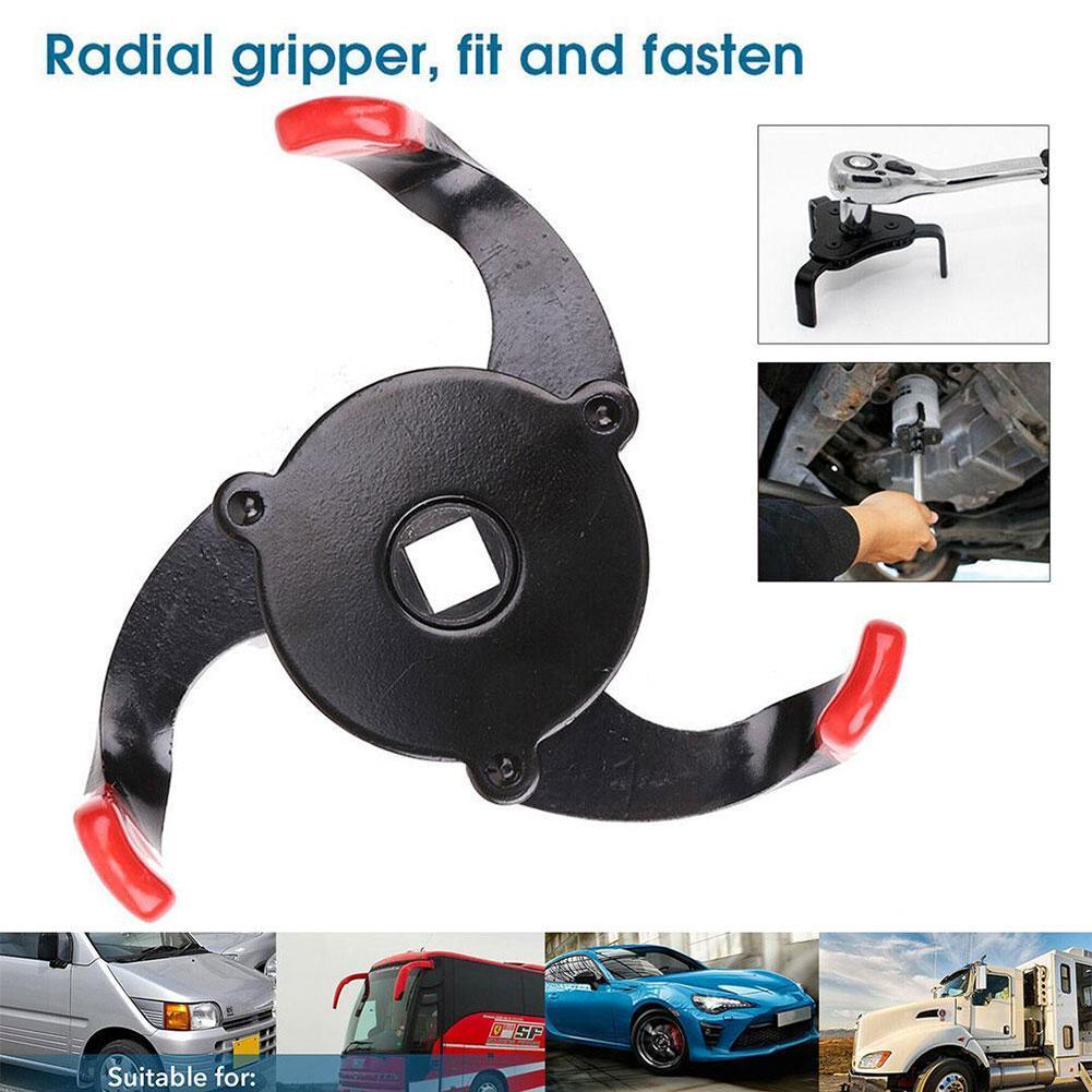 Universal 3 Jaw Oil Filter Remover Tool Tool Filter Oil Special Wrench Oil Interface Tools Cars Tool Filter Re E3U1