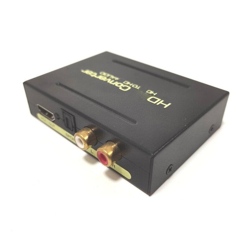 Extractor Switch Box HDMI-compatible Extractor Splitter 5.1ch 2.0ch SPDIF + L/R Vedio Extractor Optical