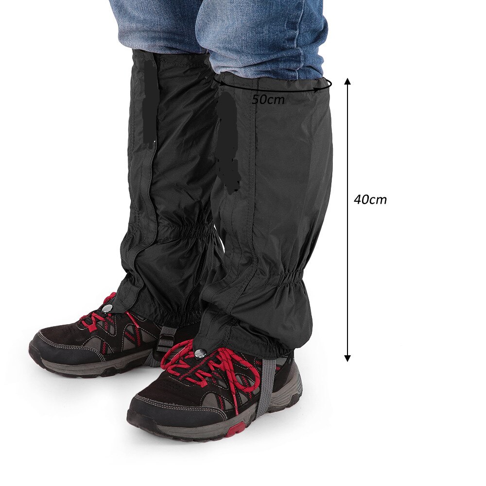 Jambières imperméables de randonnée, 1 paire, guêtres à fermeture éclair, couverture de Leggings d&#39;extérieur pour le ski et le snowboard