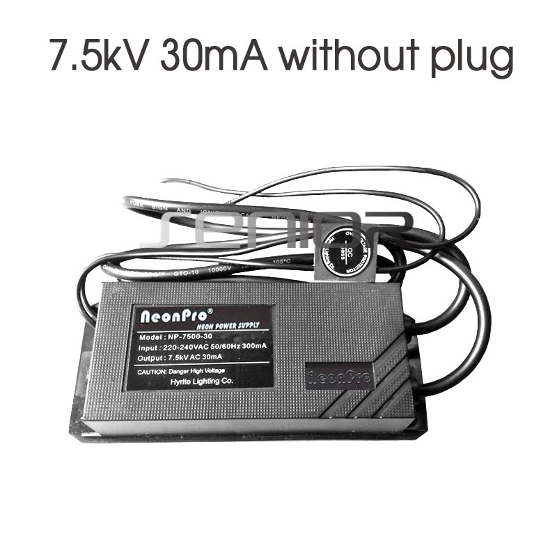 7.5kV30mA 72W CE Neon Sign Electronic Transformer Rectifier Ballast Australian Standard Neon Sign Power Supply With/without Plug: Blue