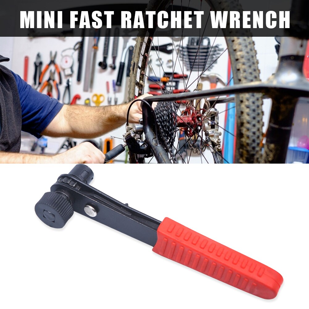 Practical Ratchet Wrench Steel Dual Purpose 1/4 Wind Batch Head Screwdriver Socket Mini Spanner for Home Hand Tools