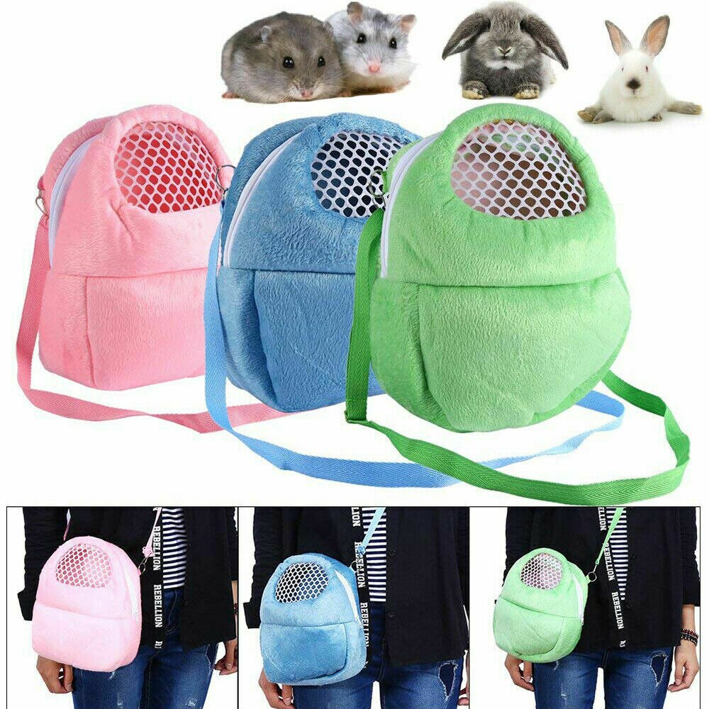 Pequeno animal de estimação portador hamster chinchila portátil respirável viagem quente sacos porquinho da índia transportar bolsa saco