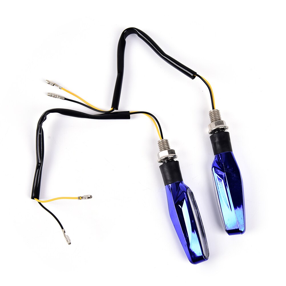 Intermitentes LED secuenciales para motocicleta, luces intermitentes de agua, indicadores de parada trasera, señal de giro, 1 Uds.
