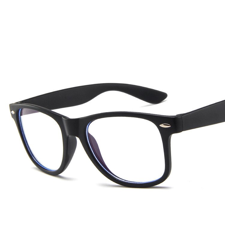 Transparent round glasses clear frame Women Spectacle myopia glasses Men EyeGlasses Frame nerd optical frames clear Lens: matte black