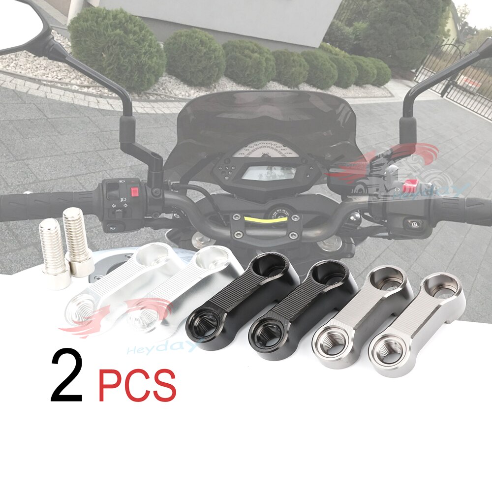 Soporte de aluminio CNC, Base de espejo retrovisor modificada, soporte extendido para KTM 450 SXF SMR 400/640 EXC 250 SX 125 990 ADVENTURE S
