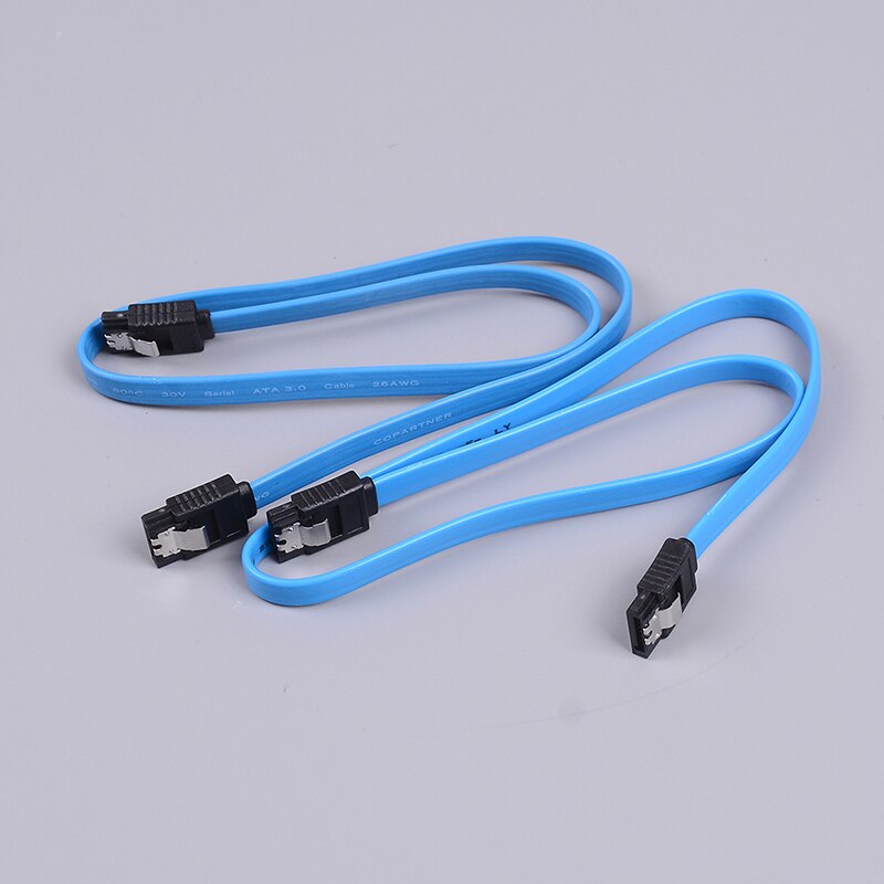 2pcs HDD SSD SATA 3.0 III 6Gb/s Straight Cables Right Angle Hard Disk Drive Data Cable SATA 3 Cable Flat Data Cord for HDD SSD