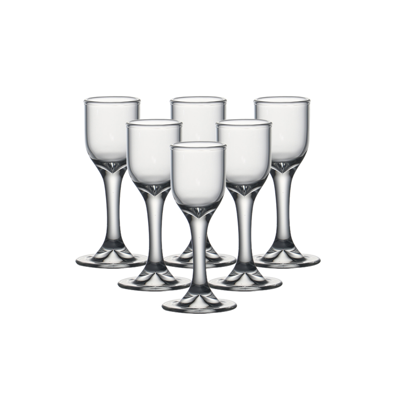 Set  of 6 st 0.3oz/0.5oz handgjorda blåsta blyfria kinesiska baijiu mini snapsglas för barsprit vitsprit drycker 10ml/15ml
