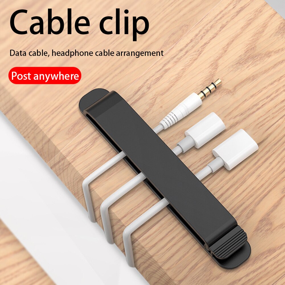 Câble pince collant chevet fil organisateur 11 fentes support de stockage enroulement écouteur outil cordon gestion bureau à domicile bureau