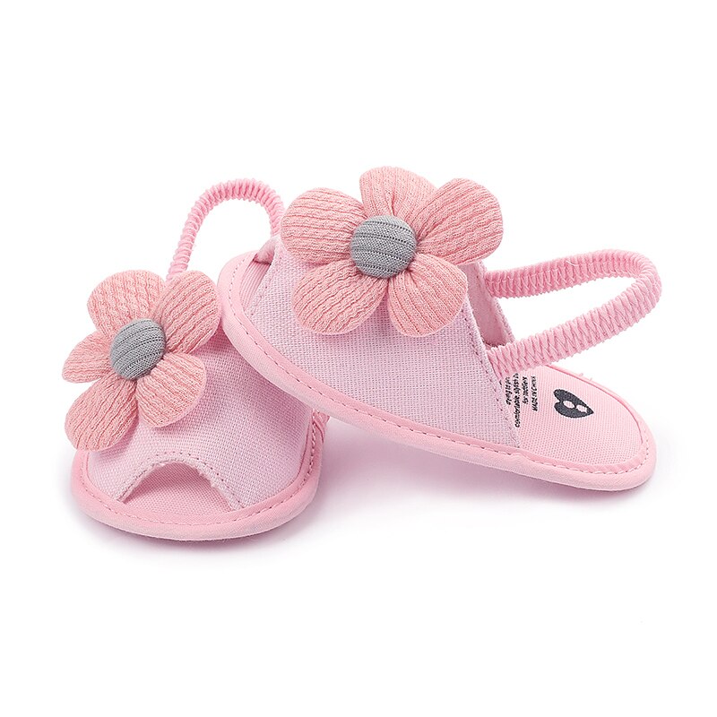 Bebê & crianças roupas do bebê meninas sandálias de flores, sola macia anti-deslizamento sapatos de verão infantil primeiros caminhantes princesa apartamentos: C / 11