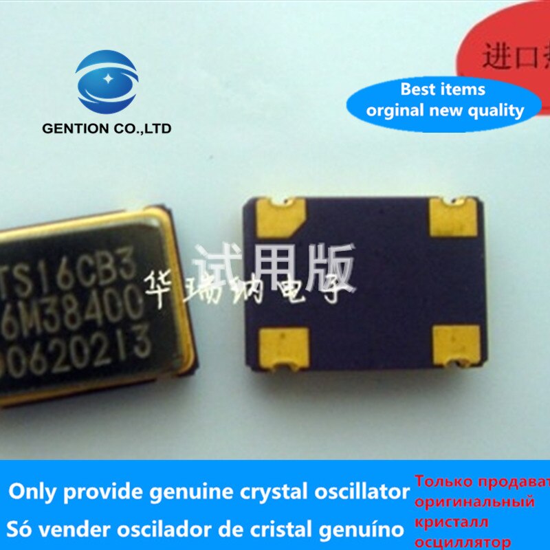5 Pcs 100% Kristal Smd 5X7 16.384M 16.384 Mhz Actieve Patch Osc 3.3 V 5 V Import