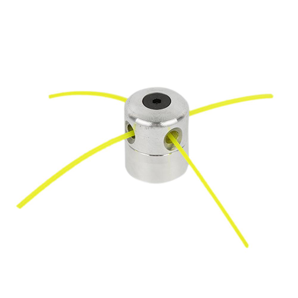 Universal HF-61 Aluminum Grass Trimmer Head With 4 Lines Brush Cutter Head Thread Nylon Grass Cutting Line Head For Lawn Mower