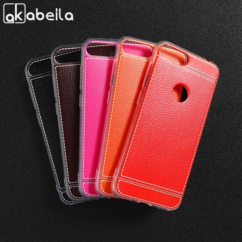 Zachte TPU Lederen Case Voor Alcatel 1S Gevallen 5024D Antiklopmiddelen Beschermhoes Voor Alcatel 1X 1C 3 5033D 5003D Coque